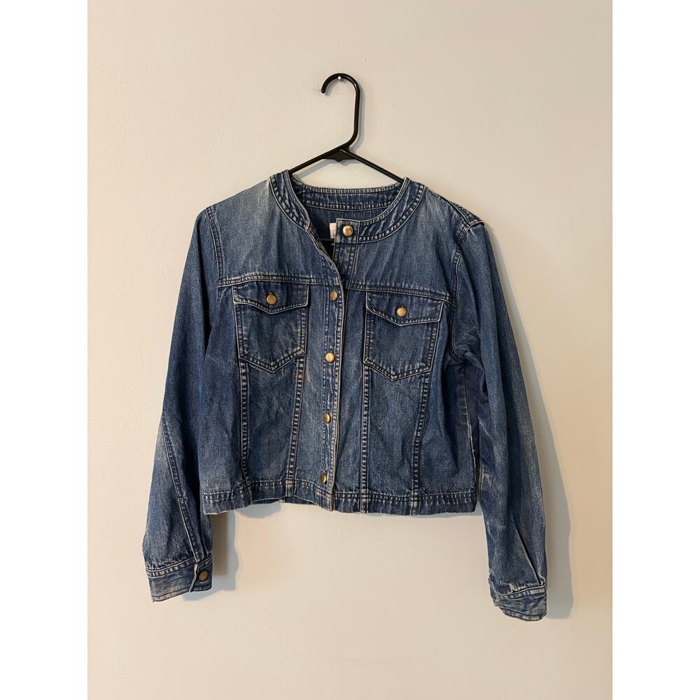 Petite Sophisticates cropped denim jacket, women’s petite size 6